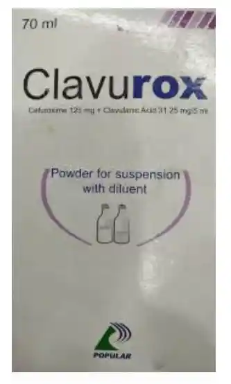 CLAVUROX 70 ML POWDER FOR SUSPENSION